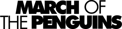 March of the Penguins title screen for Nintendo DS